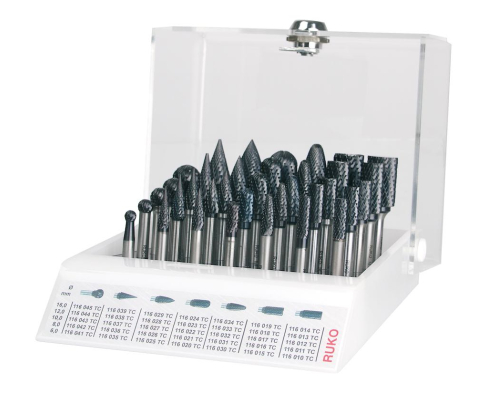 Набор бор-фрез твердосплавных Ruko 116008 35 шт.