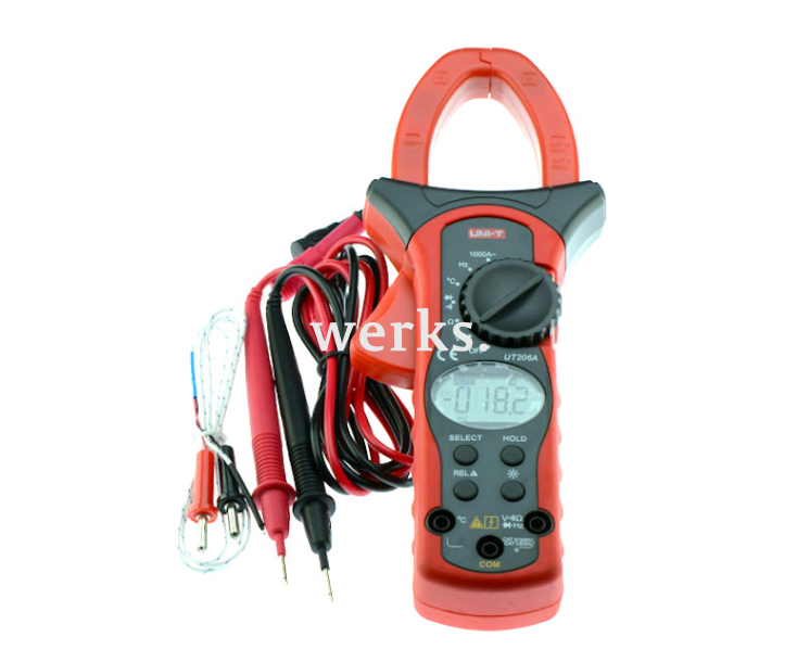 Клещи токоизмерительные UNI-T UT206A переменного тока
