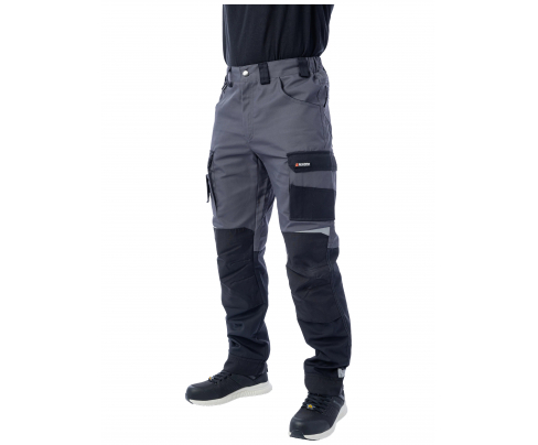 Брюки Brodeks KS302 серый/черный (64)