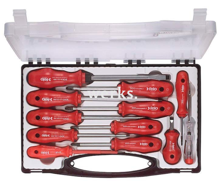Набор отверток Felo SL PH PZ 12 предметов 20011296