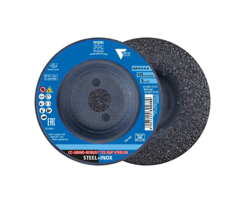 Фибродиск Pferd CC-GRIND ROBUST 125 SGP STEELOX