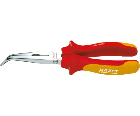 Длинногубцы диэлектрические комбинированные режущие 200 мм Hazet 1841BVDE-33 изогнутые
