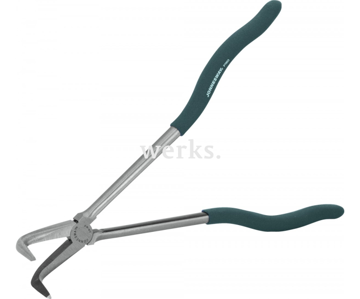 Длинногубцы удлиненные изогнутые 90° 280 мм Jonnesway P7603