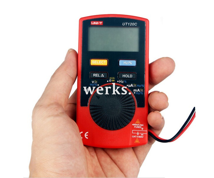 Мультиметр цифровой карманный UNI-T UT120C