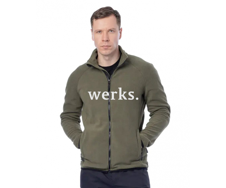 Толстовка флисовая Brodeks KS211 хаки (L)