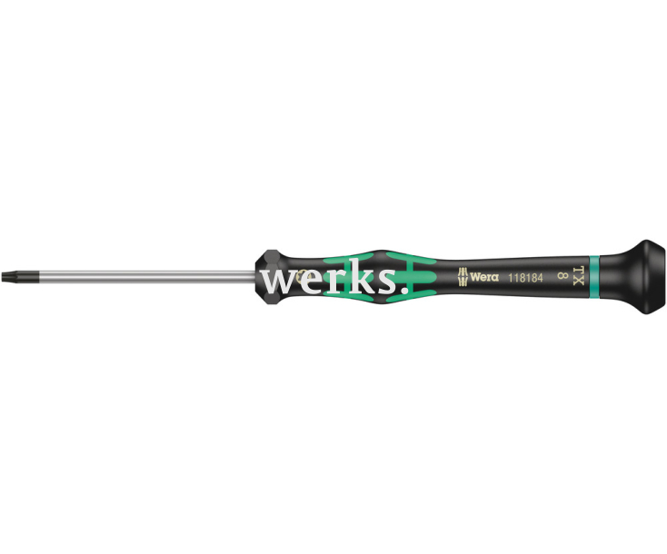 Отвертка Wera Kraftform Micro для электронщика 2067 TORX HF WE-118182 TX 6 х 40 с фиксирующей функцией
