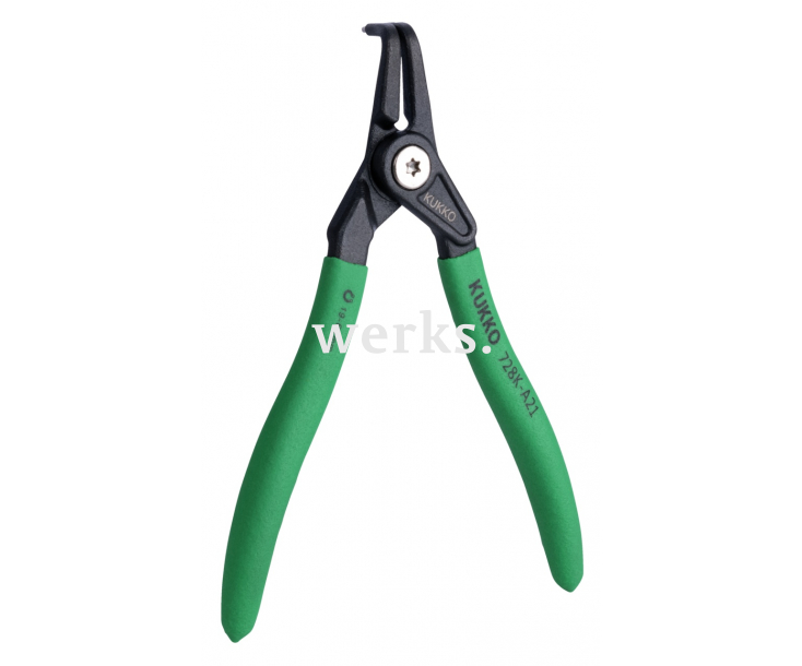 Съемник наружных колец, изогнутый KUKKO 728K-A31