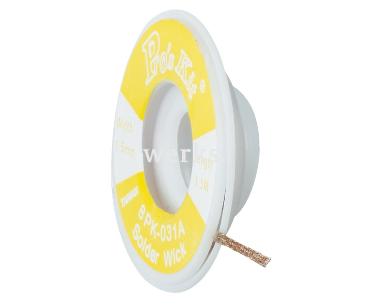 Оплетка для удаления припоя ProsKit 8PK-031A