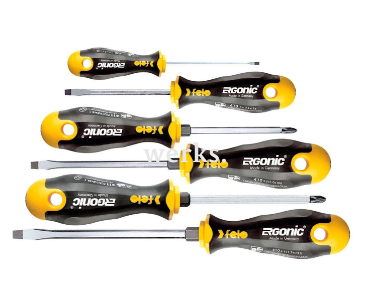 Набор шестигранных отверток Felo Ergonic SL PZ 6 предметов 41096248