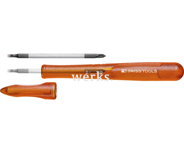 Отвертка прецизионная прецизионная PB Swiss Tools со сменным жалом SL PH PB 168.00-30 RE красная