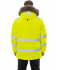 Зимняя сигнальная куртка-парка Brodeks KW 220 желтый с опушкой (XXXXL)