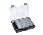 Инновационный чемоданчик для мелких деталей  из пластика с замком-соединителем 440x355x76 KUKKO K-A-KT-440-355-76