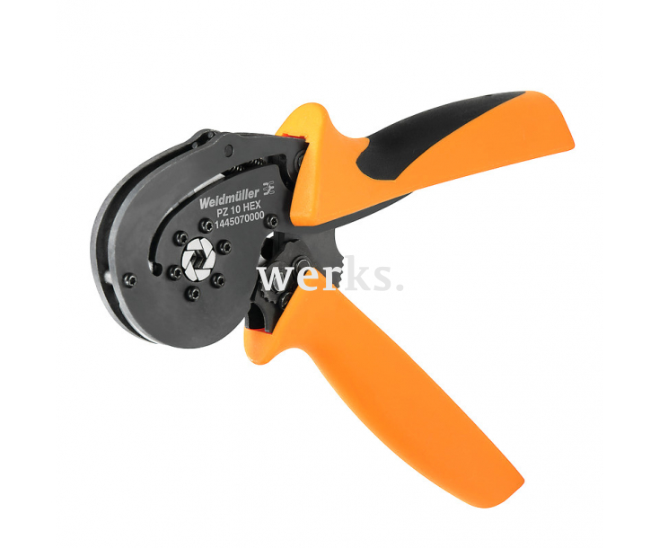 Клещи зажимные для опрессовки PZ 10 HEX Weidmüller 1445070000