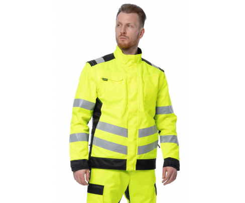 Сигнальная куртка Brodeks KS225 желтый/черный (XL)