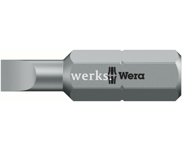 800/1 Z Шлицевая насадка 0,5 х 39 мм Wera WE-056005 (10 шт)