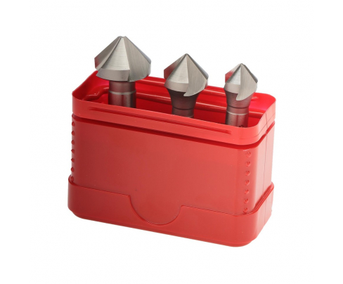 Набор зенковок 90° 12-20мм HSSE-Co5 3z 3шт Bucovice Tools 740804