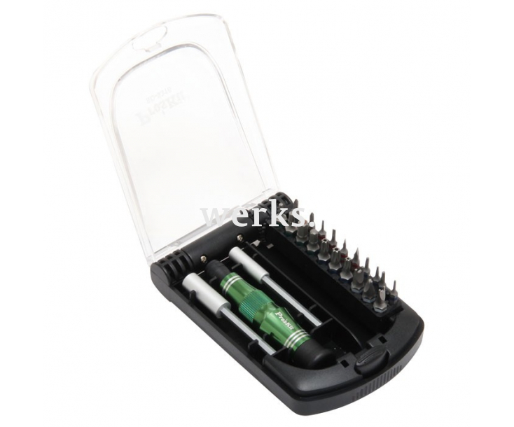 Отвертка с набором прецизионных бит ProsKit SD-9316