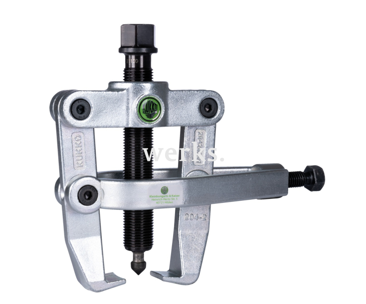 Универсальный двухзахватный съёмник с боковой струбциной KUKKO 204-2