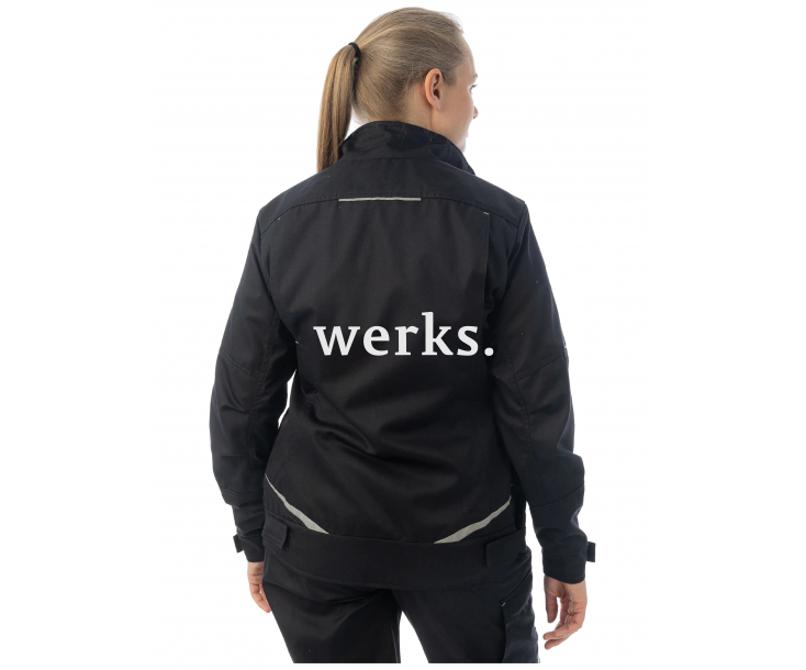 Женская рабочая куртка Brodeks KS228 черный (XXXL)