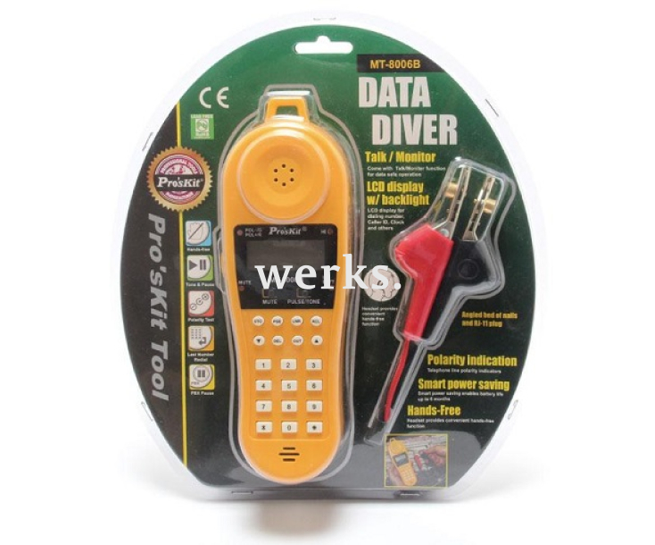 Тестер телефонной линии ProsKit MT-8006B