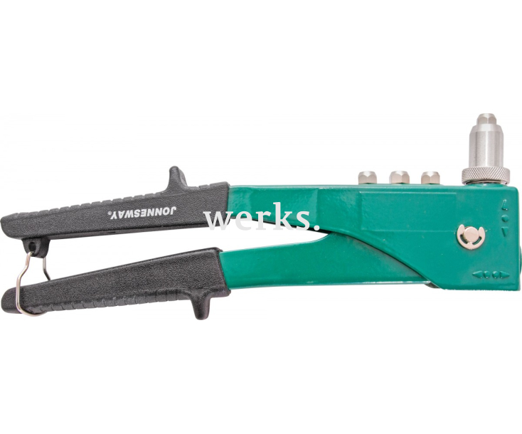 Заклепочник ручной рычажный двусторонний для вытяжных заклепок 2.4 - 4.8 мм Jonnesway V1005