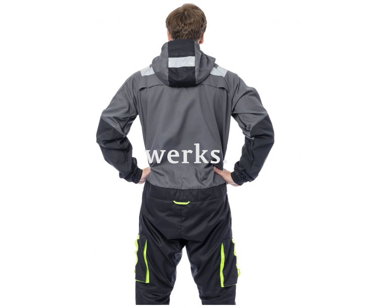 Летний комбинезон Brodeks KS 503 серый/черный (XXXL)