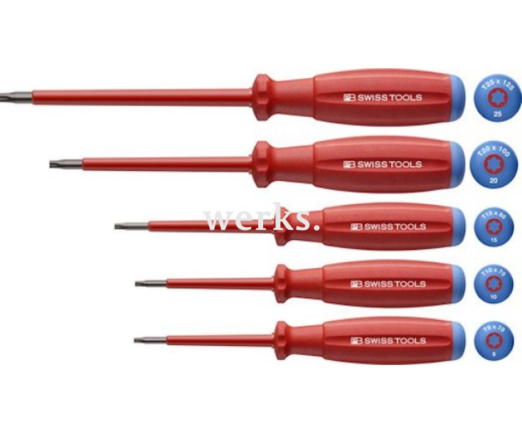 Набор диэлектрических отверток SwissGrip TORX PB Swiss Tools PB 58549.CN 5 шт. в блистере