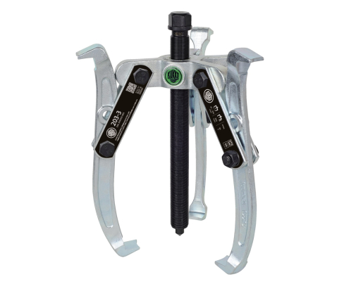 Универсальный трёхзахватный съёмник с разворотными захватами KUKKO 203-3