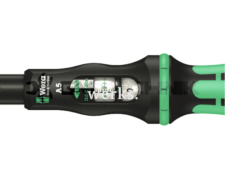 Динамометрический ключ Wera Click-Torque C 1 10-50 Nm с трещоткой с реверсом WE-075620