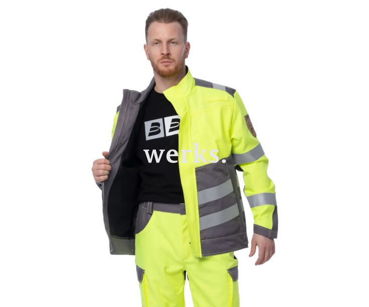 Мультизащитная куртка Brodeks MS28-61 желтый/серый (XXXXL)