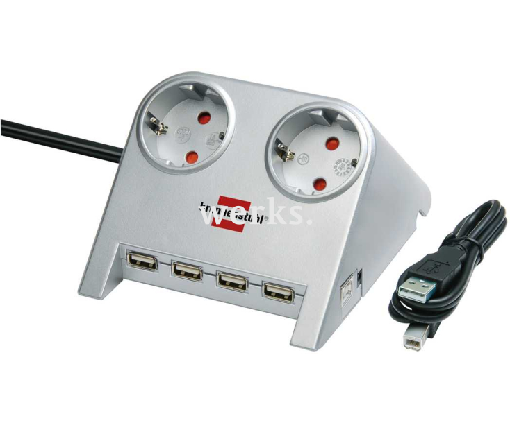 Удлинитель настольный 1,8 м Brennenstuhl Desktop-Power-Plus H05VV-F 3G1,5 1153540122