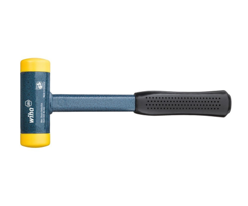 Молоток Wiha без отдачи с трубчатой стальной рукояткой 802 02127 с желтой головкой 365 мм