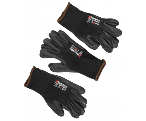 Рабочие перчатки с нитриловым покрытием Brodeks Defender G-21 3 пары (8)