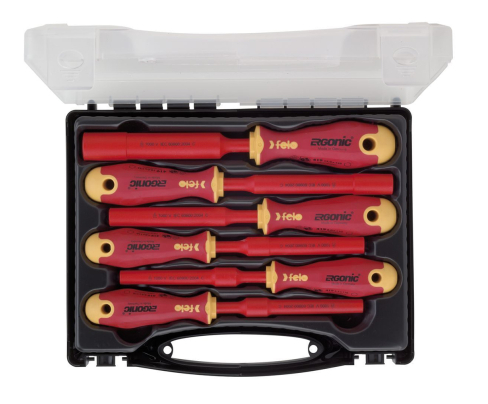 Набор отверток HEX Nut VDE Felo Ergonic M-TEC 6 предметов 41910636