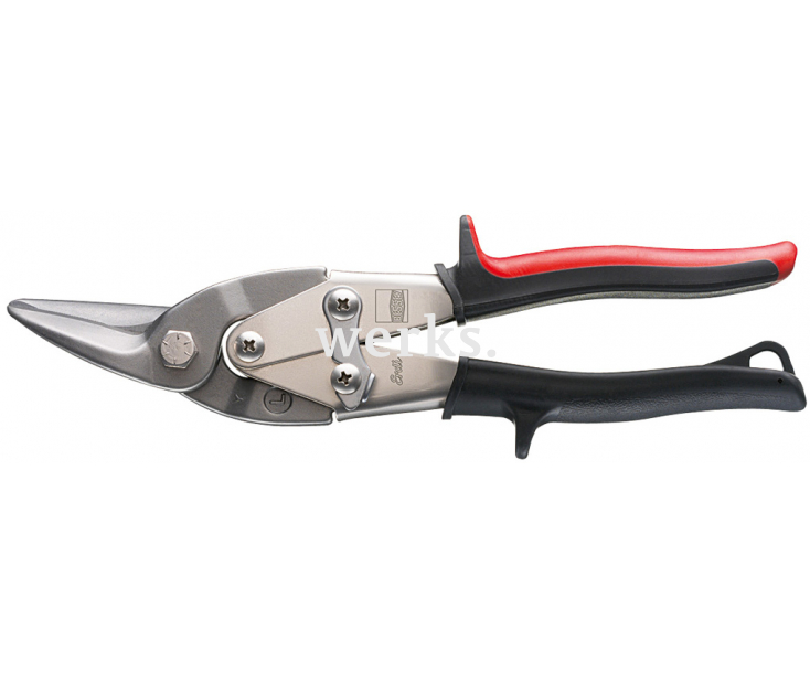 Фигурные ножницы для коротких прямых и фигурных разрезов леворежущие Erdi ER-D16L