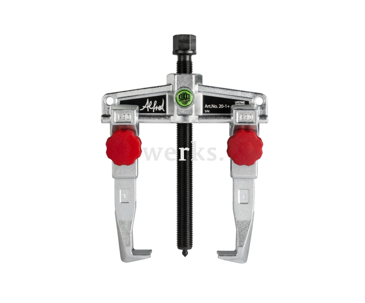 Универсальный двухзахватный съёмник с быстрорегулируемыми захватами KUKKO 20-1+