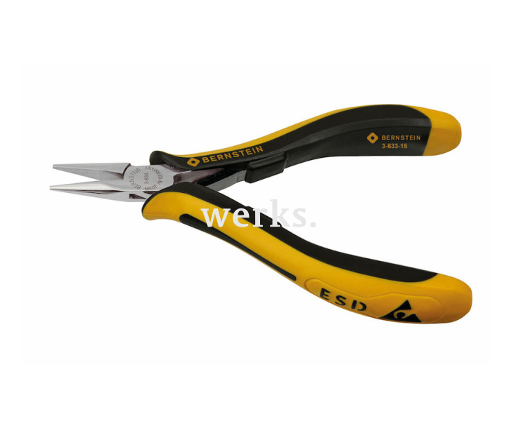 Плоскогубцы прямые прецизионные CLASSICline антистатические Bernstein BS-3-633-15