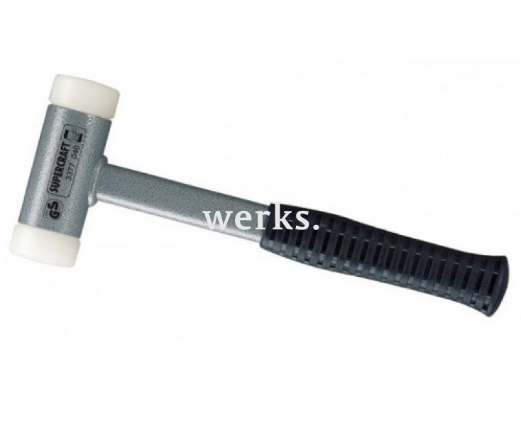 Молоток безоткатный щадящий на стальной рукоятке с нейлоновой головкой Picard PI-003450060