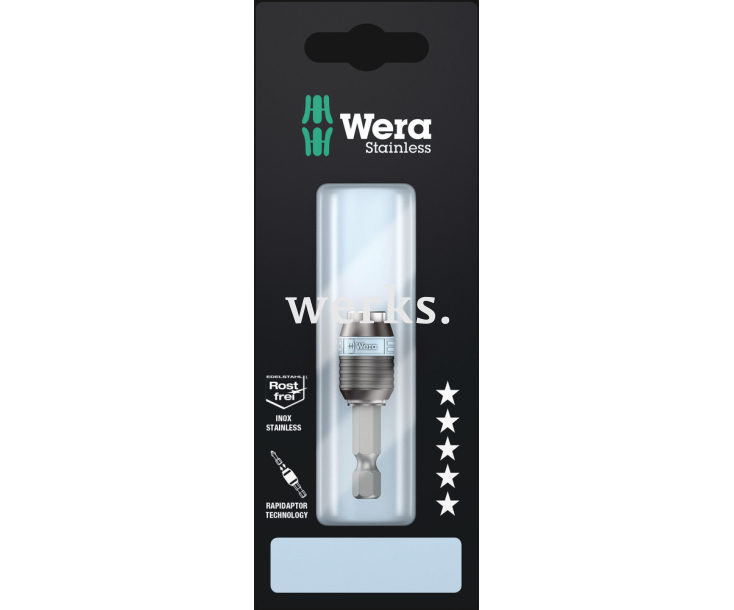 3888/4/1 K SB Универсальный держатель Rapidaptor 1/4" Wera WE-073616 в блистере