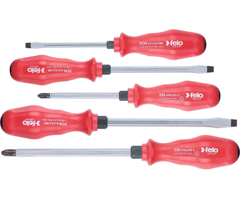 Набор ударных отверток Felo profi SL PH 5 предметов 20695198