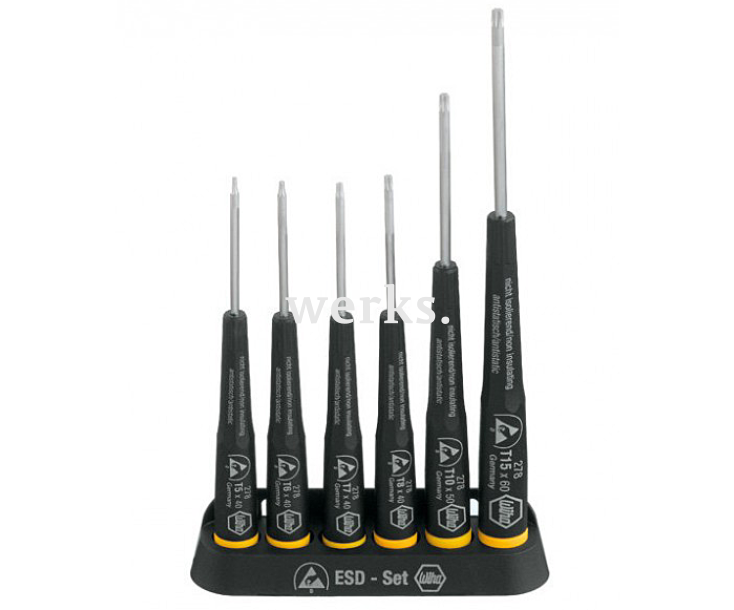 Набор отверток Wiha Precision ESD 278 K6 26919