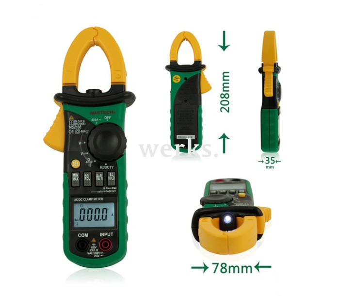 Клещи токоизмерительные Mastech MS2108