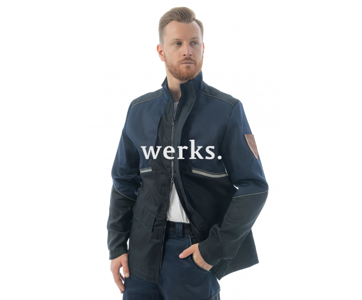 Куртка сварщика 1 класса Brodeks FS 28-01 т.синий/черный (XS)