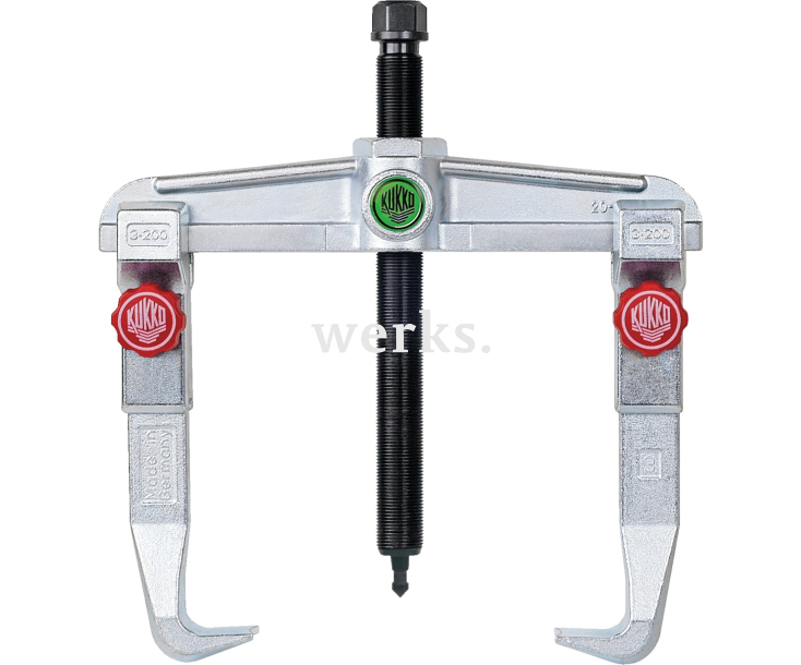 Универсальный двухзахватный съёмник с быстрорегулируемыми захватами KUKKO 20-3+