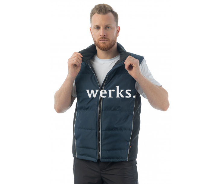 Жилет утепленный Brodeks KW101 синий/черный (XXL)