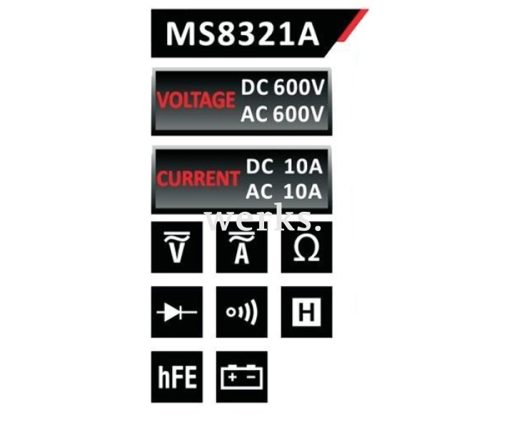 Мультиметр цифровой Mastech MS8321A