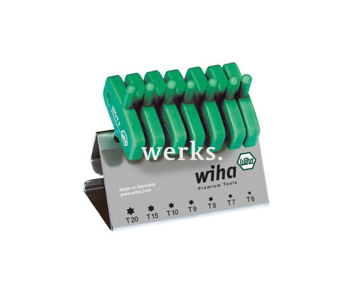 Набор отверток TORX с рукояткой-ключиком Wiha 365 VB 25624 в подставке, 7 предметов