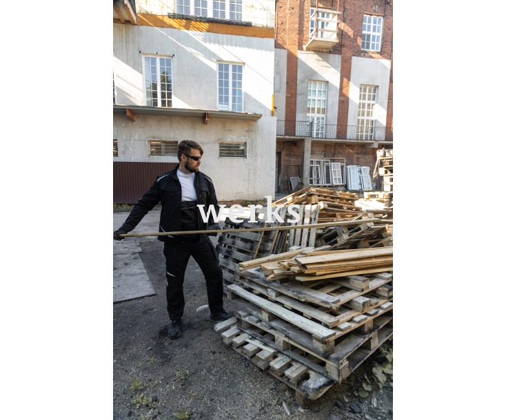 Полукомбинезон Brodeks KS402 черный (L)