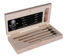 Набор часовых отвёрток, в деревянном футляре KUKKO 250-550