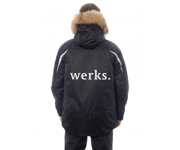 Зимняя рабочая куртка Brodeks KW 231 синий/черный с опушкой (XL)